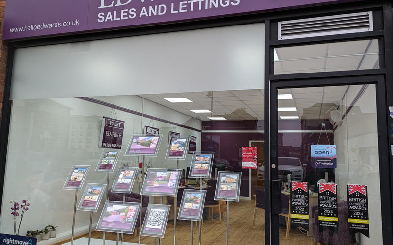 Bespoke Window Display Completes Branch Refurb for Loughborough Agency