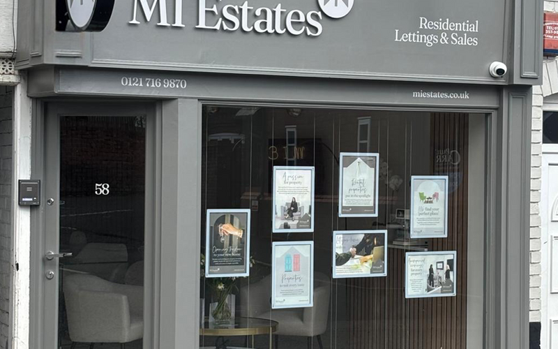 Colour Match for new Sutton Coldfield Estate Agency