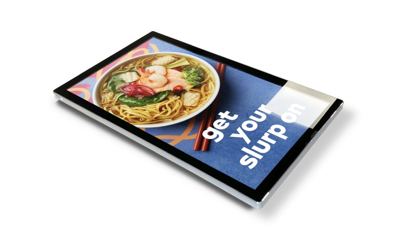 We’ve rebooted our tablet style advertising displays