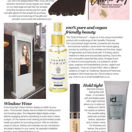 Salon Display Featured in The Salon Magazine