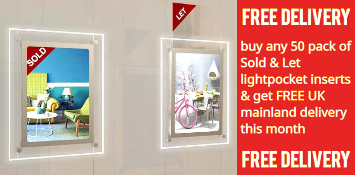 Sold & Let Inserts Free Delivery Offer