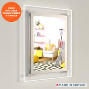 A4 backlit frames