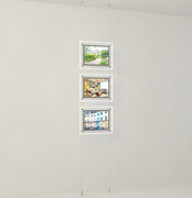 A3 Landscape LED Light Pocket Kit. Three High on Cables