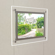 A4 Landscape Bevelled Edge LED Light Pocket Kit.