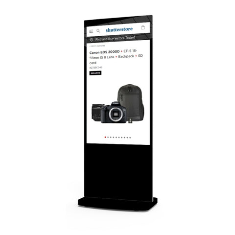 touch screen advertising display