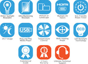 ultra high brightness digital advertising display monitor features