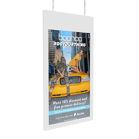 43" High Brightness Hanging Double Sided Monitor | 3yr warranty + free tech support + free mainland UK delivery