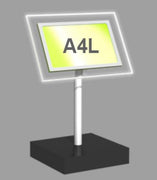 Skyline Freestanding Illuminated Display A4 Landscape