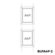 A4 Portrait LED Light Pocket Complete Kits