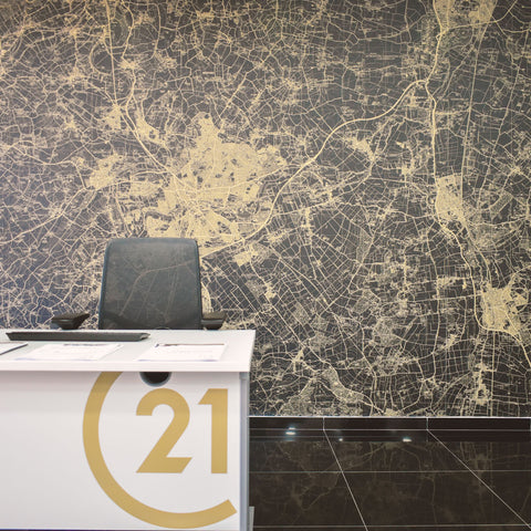 map wallpaper UK