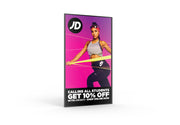High Vibrance Android Advertising Display Screens