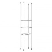 Cable Mounted Display Shelving Kits