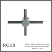 rod supports for 6mm rod