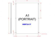 Wall Mounted Acrylic Display Panel Pockets & Poster Holders