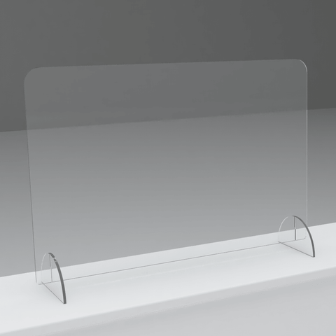 large freestanding sneeze screen sneeze guard hygiene screen