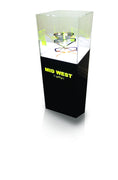 Illuminated LED showcase display