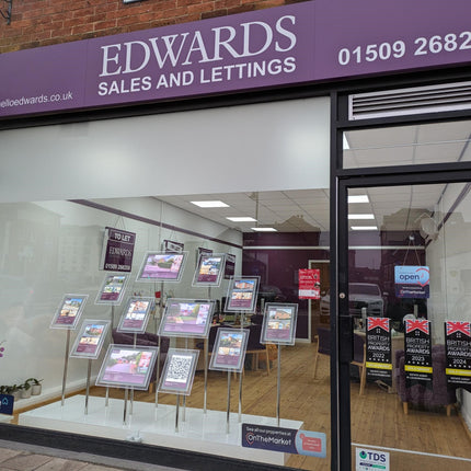 Bespoke Window Display Completes Branch Refurb for Loughborough Agency