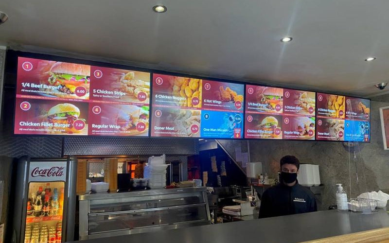 Menu Boards For Mani's