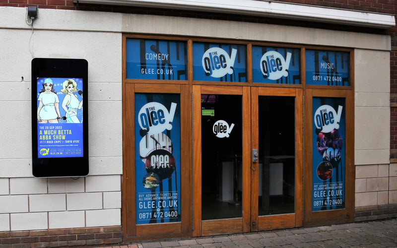Top of the Bill. We complete digital screen upgrade for Brum comedy club.
