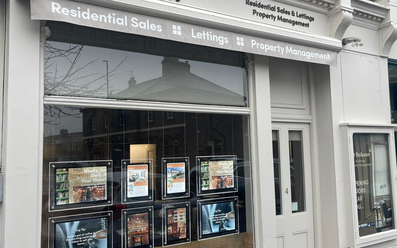 Take 2. Double Display Upgrades for Newcastle Estate Agent