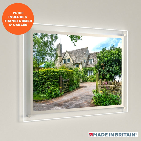 A2 Landscape Backlit Frame | Complete All-in-One Kit – Mid West Displays