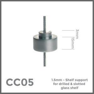CC05 shelf support for drilled shelf