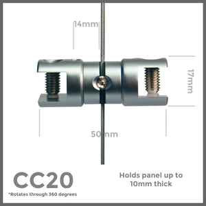 CC20 Double Sided Clamp for 1.5mm cable 