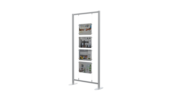 Freestanding Cable Display Kit | Poster Display Frame – Mid West Displays