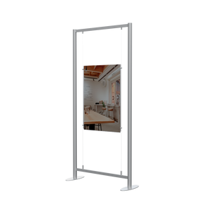 COMPLETE FREESTANDING CABLE DISPLAY KIT. 1 X A1 PORTRAIT