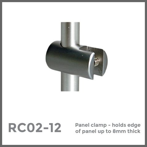 RC02-12 panel clamp for rod mounted display