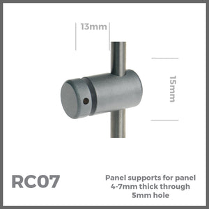 RC07 Panel support for 6mm rod