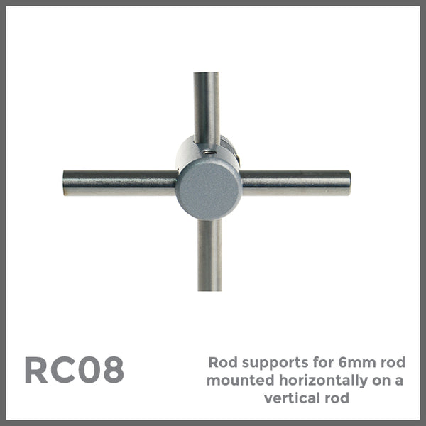 Panel clamps, supports and accessories for rod display | Best Prices ...