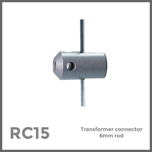 (RC15) Transformer Connector for 6mm Rod