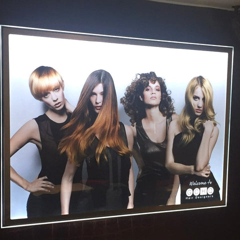 backlit poster holder