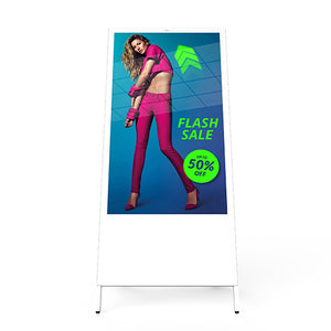 49" Indoor Battery-Powered Advertising A-Board | Save £400