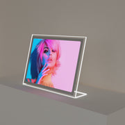 backlit led frame for counter