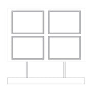 Low Level Freestanding LED Displays
