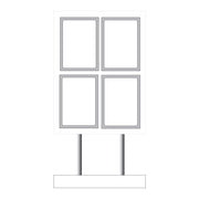 Low Level Freestanding LED Displays