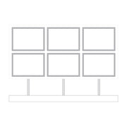Low Level Freestanding LED Displays