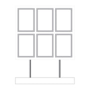Low Level Freestanding LED Displays