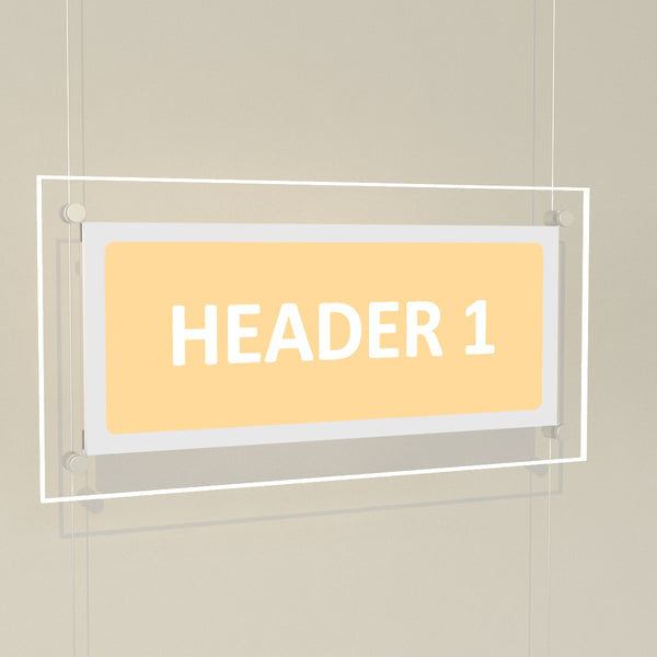 LED Header Panels | UK-made light pockets – Mid West Displays