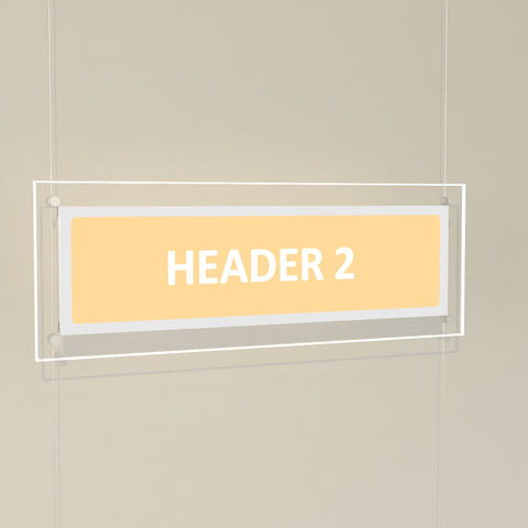 LED Header Panels | UK-made light pockets – Mid West Displays