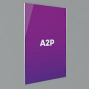A2 Portrait U-shaped Acrylic Poster / Sign Sleeves