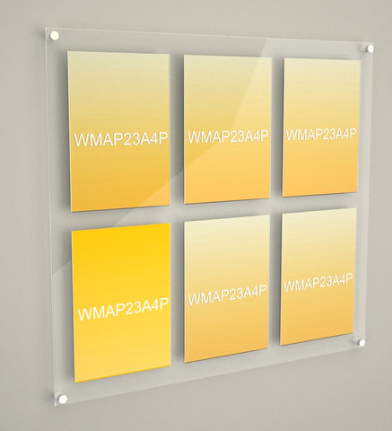 Wall Mounted Display Pockets | Crystal Clear Acrylic – Mid West Displays
