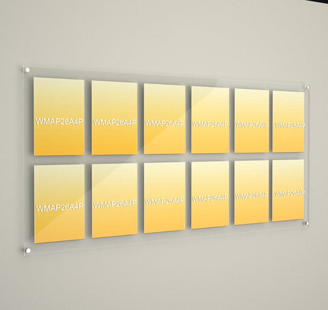 Wall Mounted Display Pockets | Crystal Clear Acrylic – Mid West Displays