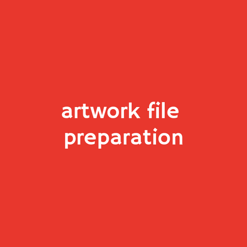 Check here if you need artwork file created