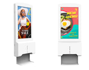 hand sanitiser stand digital display